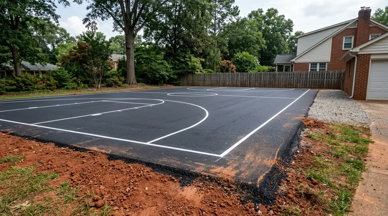 Sports Court & Path Paving Charlotte