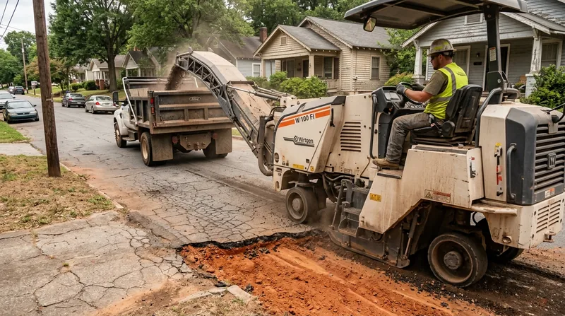 Asphalt Milling & Removal Charlotte